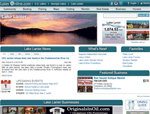 Tablet Screenshot of discoverlanier.com